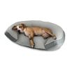 Arlee Step In Oval Round Cuddler Pet Dog Bed - Memory Foam - Chew Resistant - Large/Extra Large (choose your color)