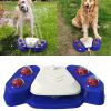 Dog Sprinkler Outdoor Canine Water Fountain Easy Paw Activated 2 Aqua Outlet Modes Hose Dispenser for Big and Small Dogs