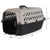 Hard-Side 36" Plastic Pet Kennel for Dogs