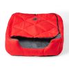 Pet Sleeping Bag (LG/Red) with Zippered Cover for Travel, Camping, Backpacking, Hiking | Good for Small and Large Pets | Use as Pet Beds, Pet Mats or