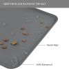 Silicone Dog Cat Bowl Mat Non-Stick Pet Fountain Tray Waterproof Food Pad Puppy Dogs Feeding Drinking Mat Easy Washing Placemat